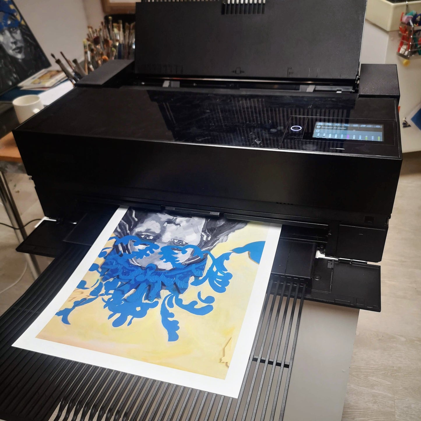 Atelier d'embellissement tirage d'Art format A2