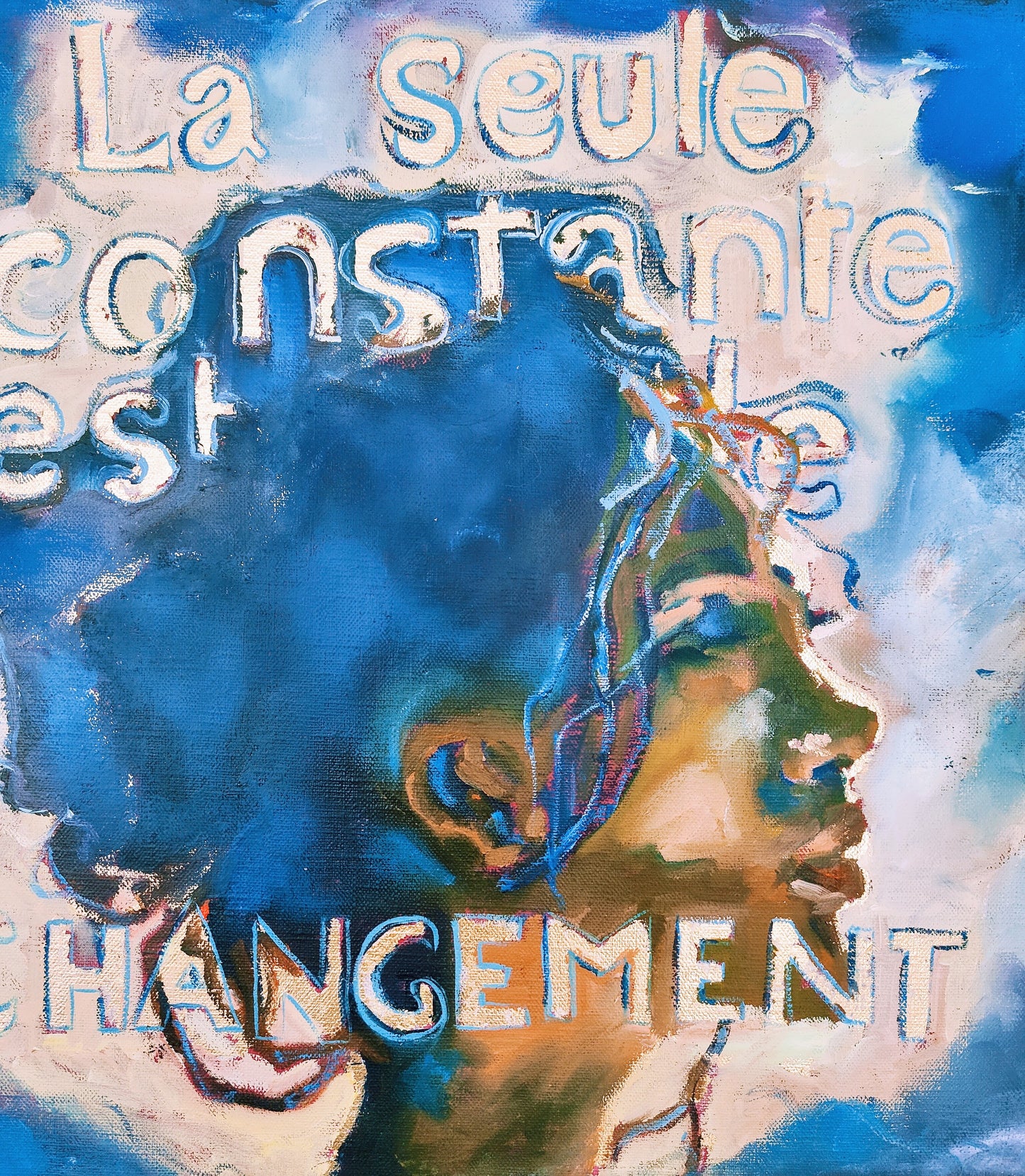 DIE VERÄNDERUNG 40x40cm