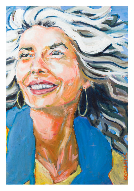 Le vent dans mes cheveux - Tirage d'art