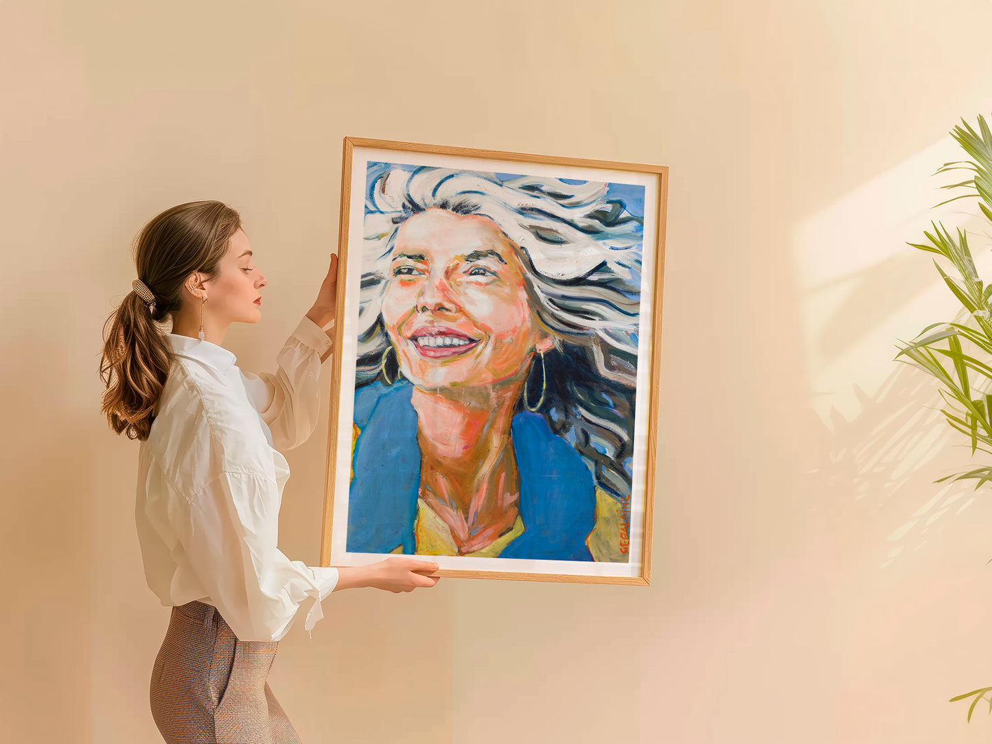 Le vent dans mes cheveux - Tirage d'art