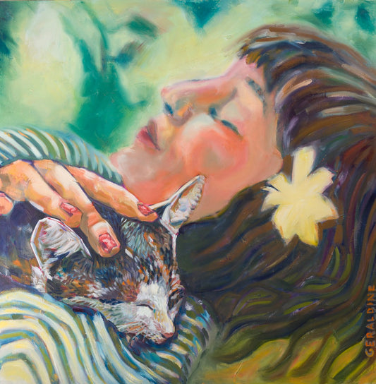 l'instant présent 70 x 70 cm