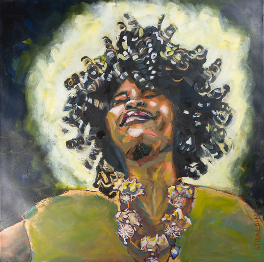 La force du baobab 100x100cm