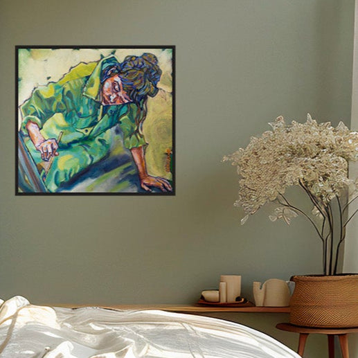Mon jardin 65 x 70 cm