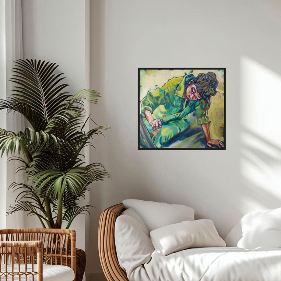 Mon jardin 65 x 70 cm