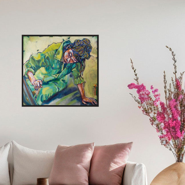 Mon jardin 65 x 70 cm