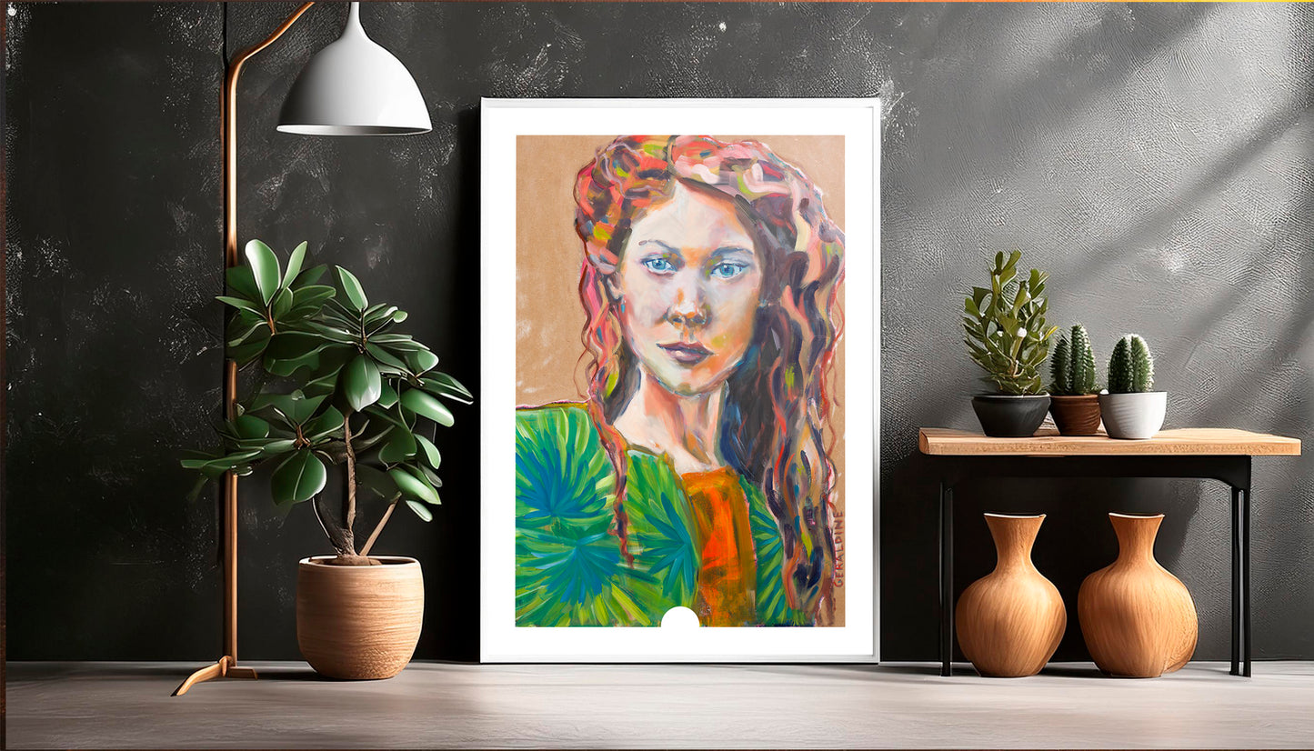 Je me dévoile - Tirage d'art