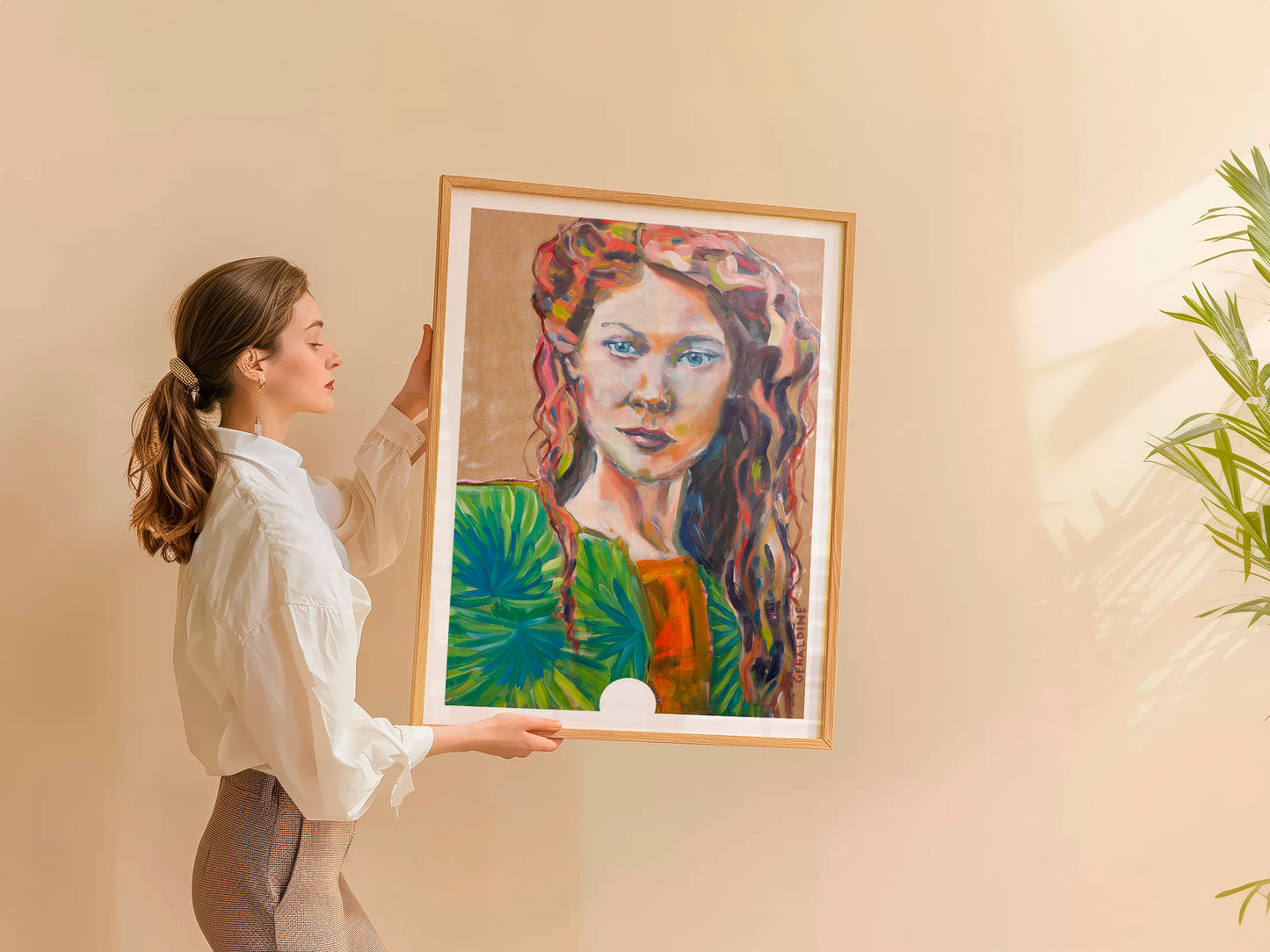 Je me dévoile - Tirage d'art