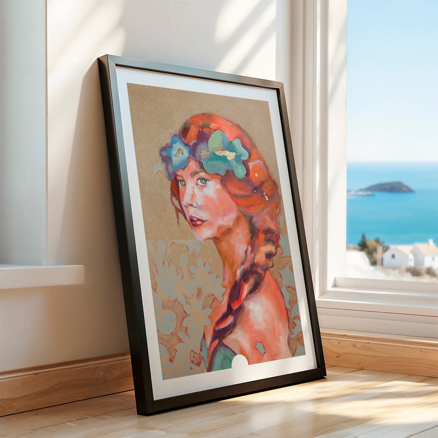 Je suis présente - Tirage d'art