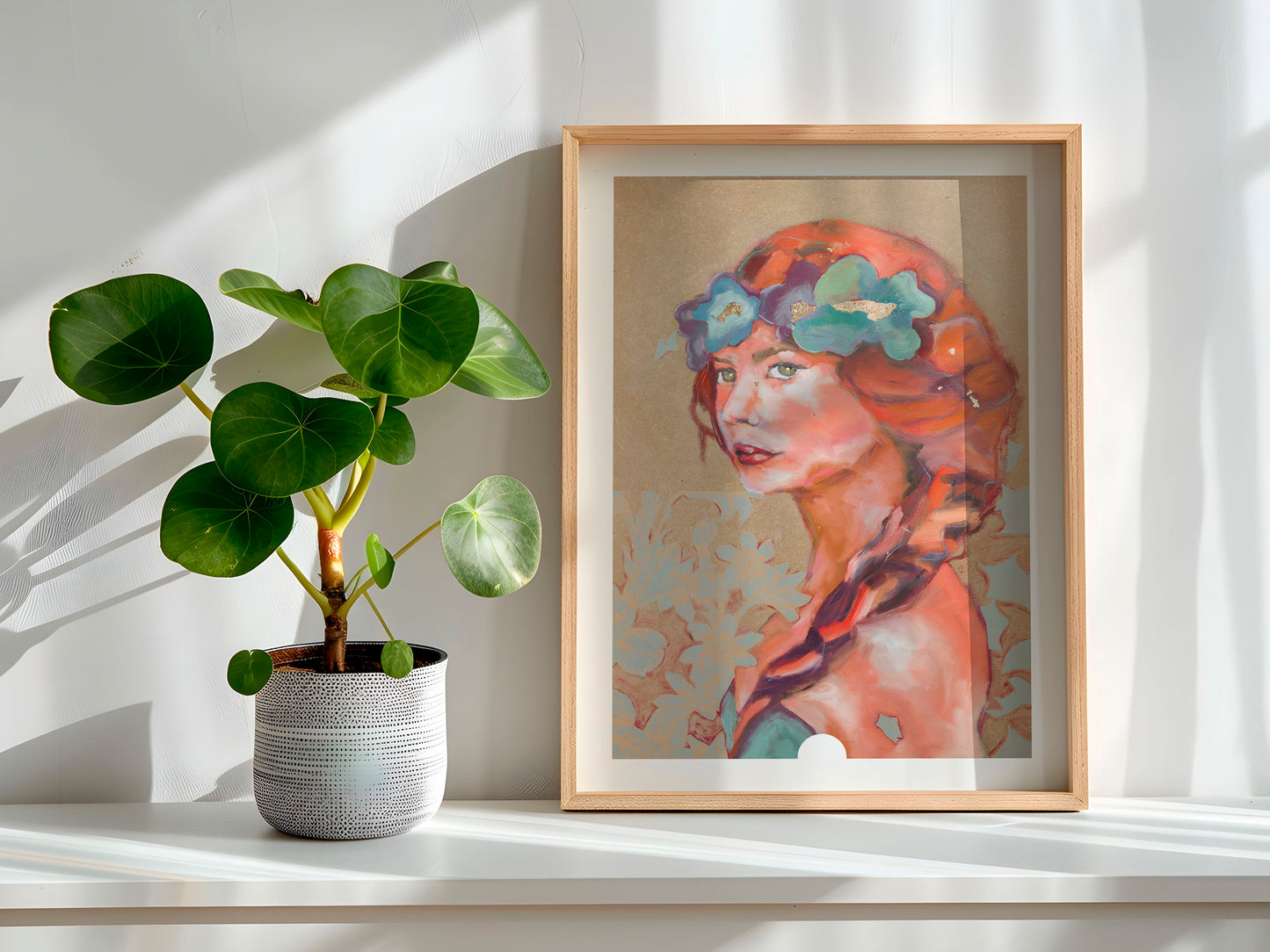 Je suis présente - Tirage d'art