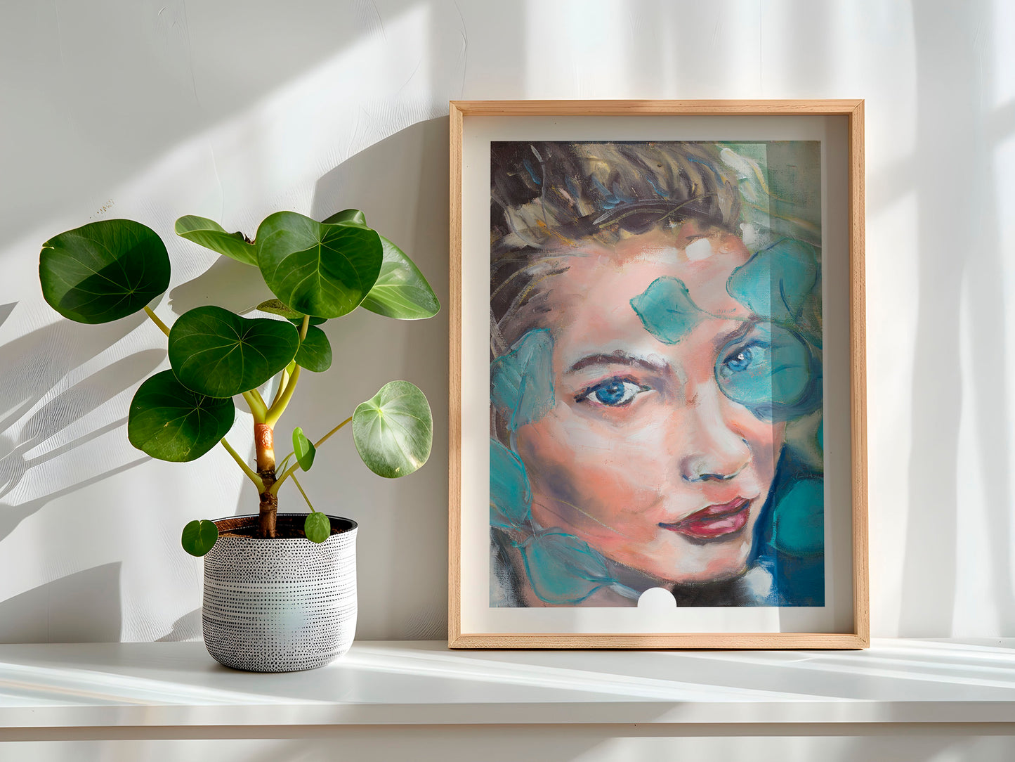 Je vois turquoise - Tirage d'art