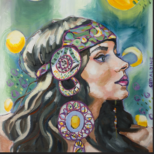 La lune en moi 60x50cm