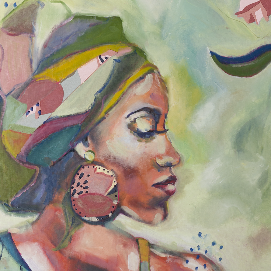 la tisseuse de lien - Tirage d'art