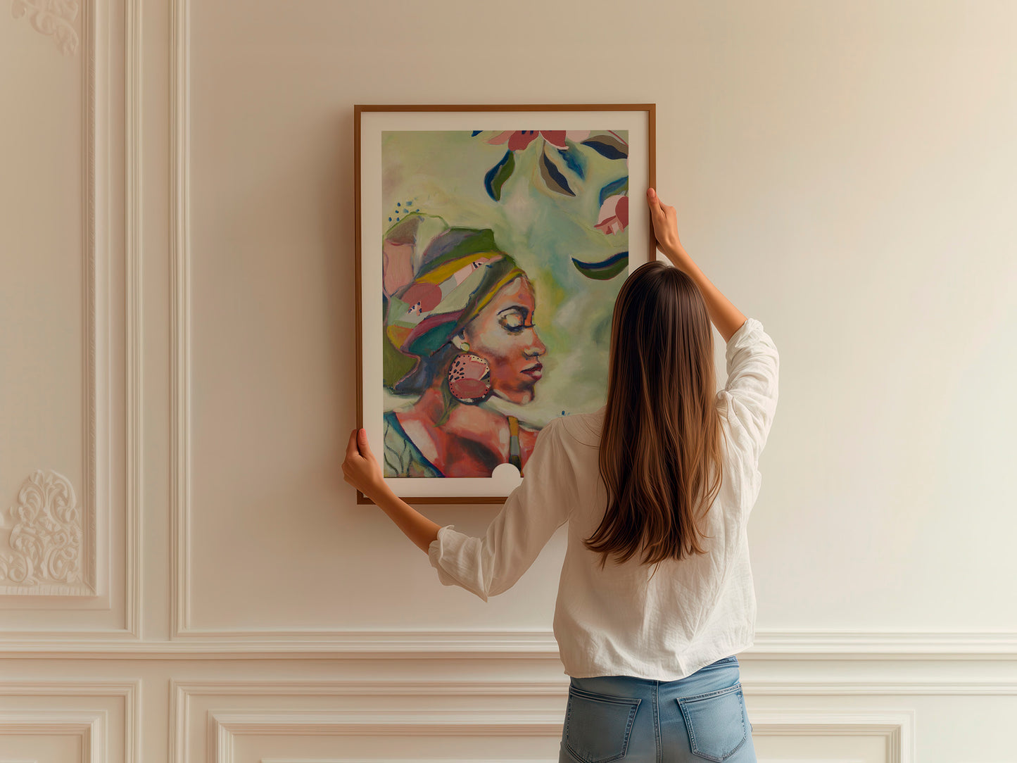 la tisseuse de lien - Tirage d'art