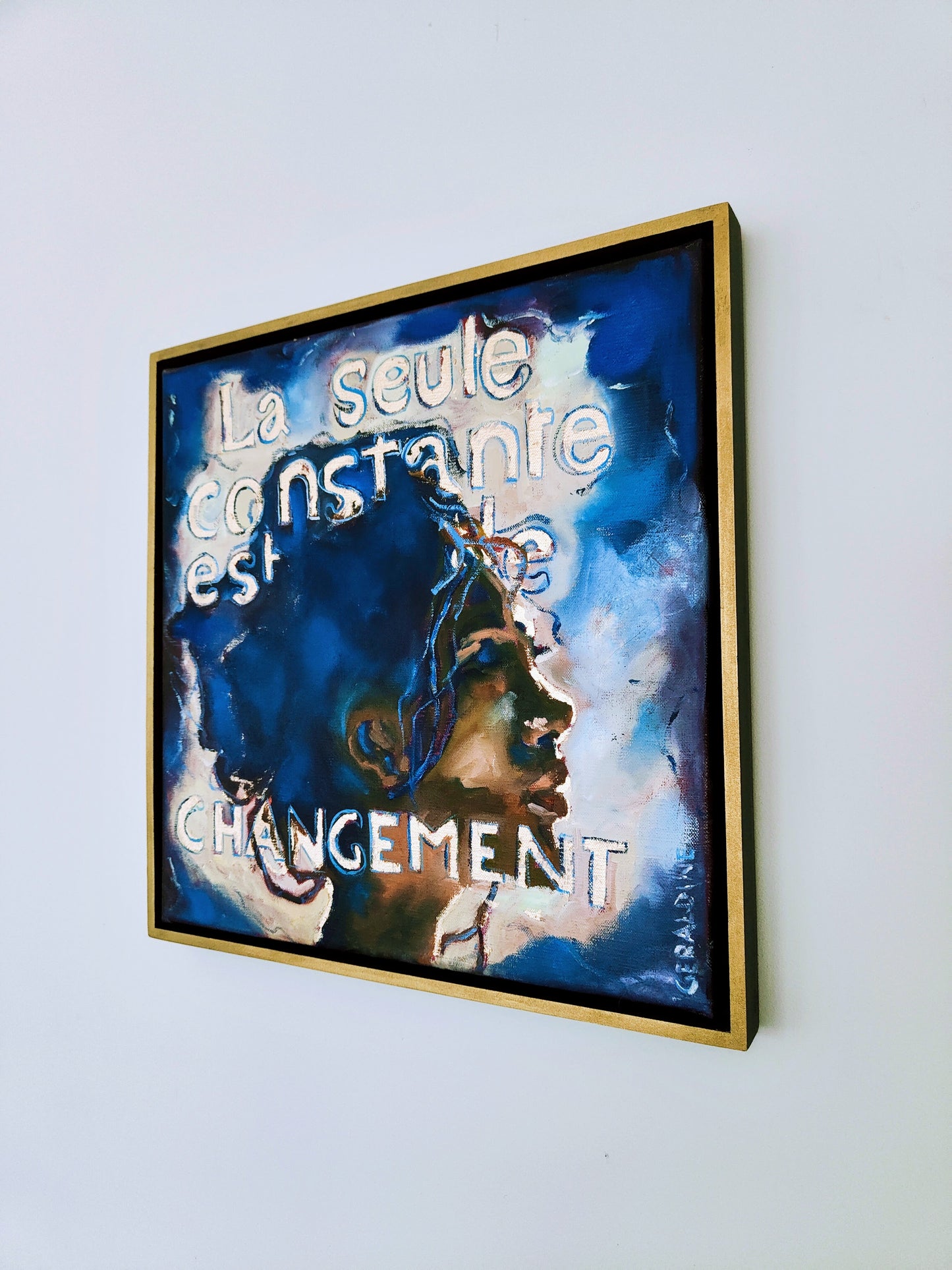 DIE VERÄNDERUNG 40x40cm