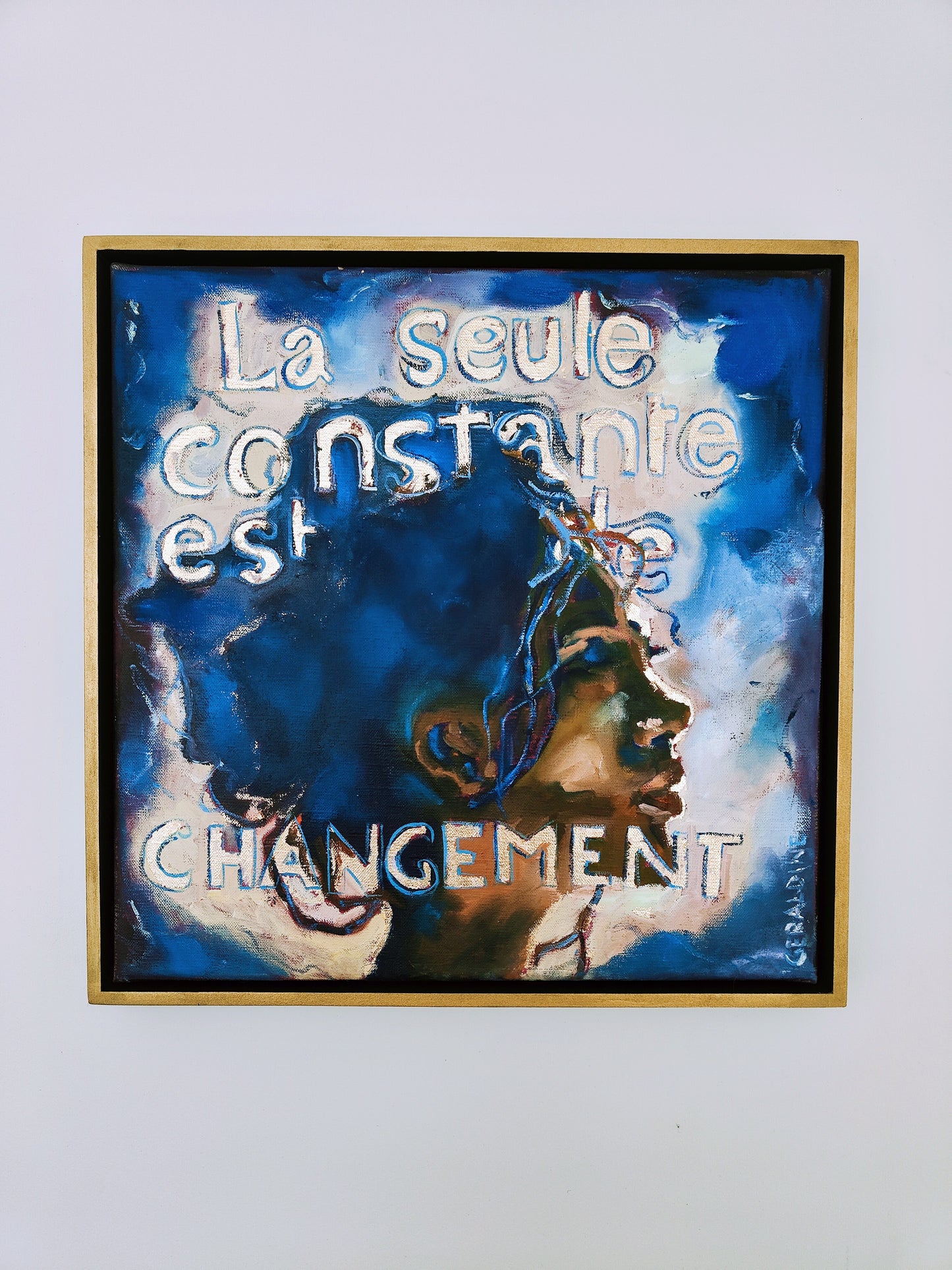 DIE VERÄNDERUNG 40x40cm