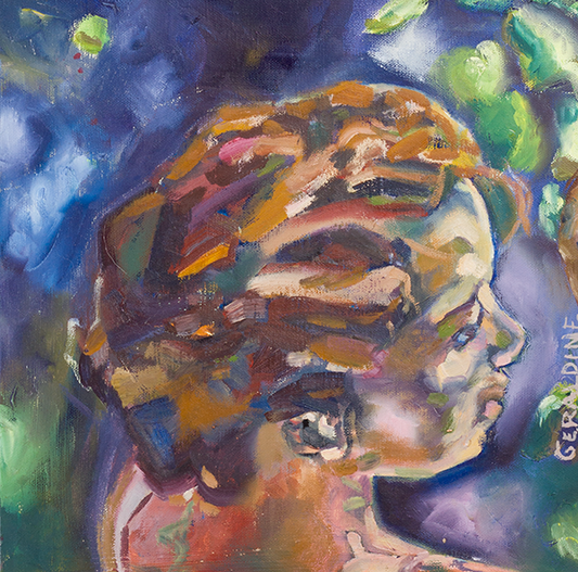 Cachée 30x30cm