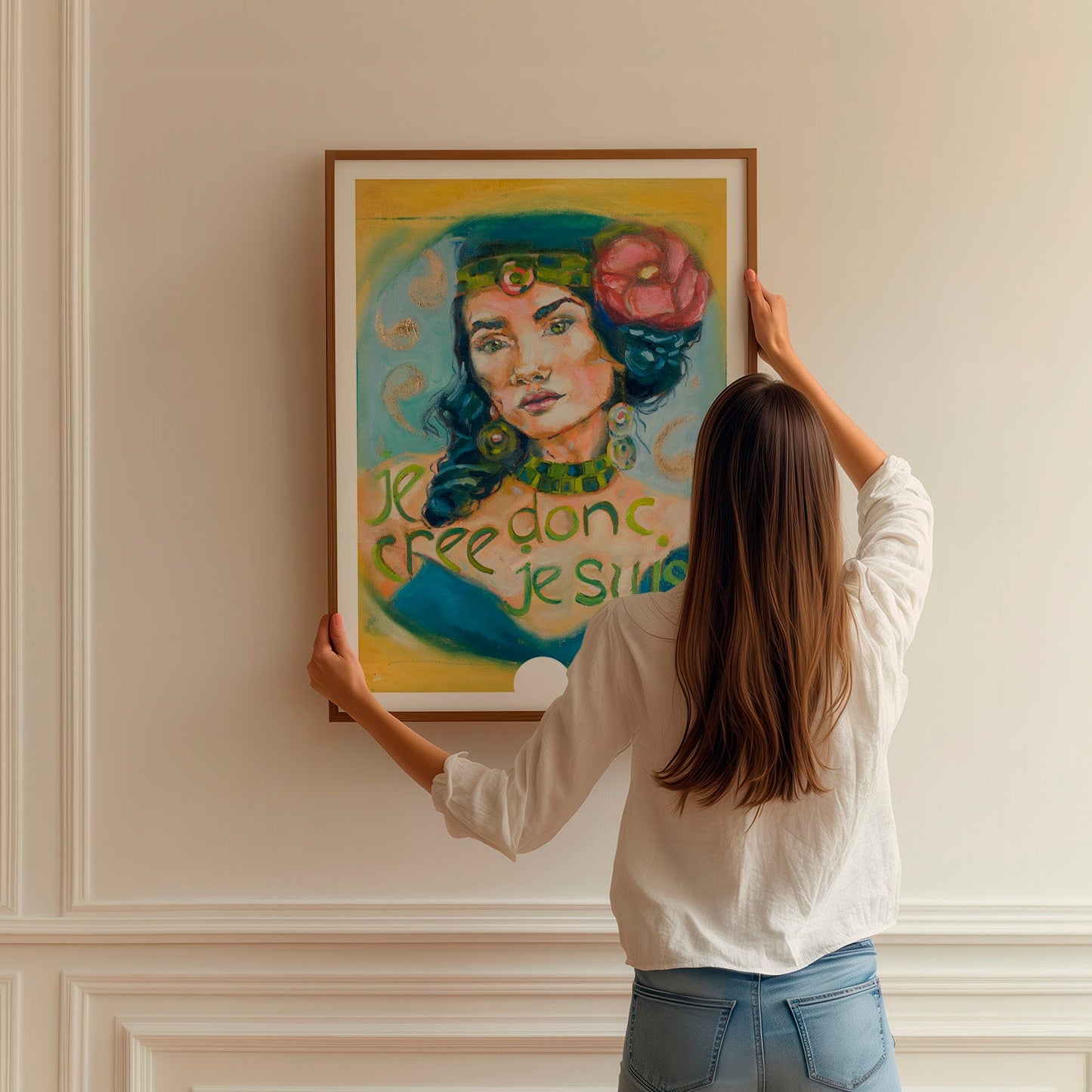 JE CREE, DONC JE SUIS- Tirage d'art