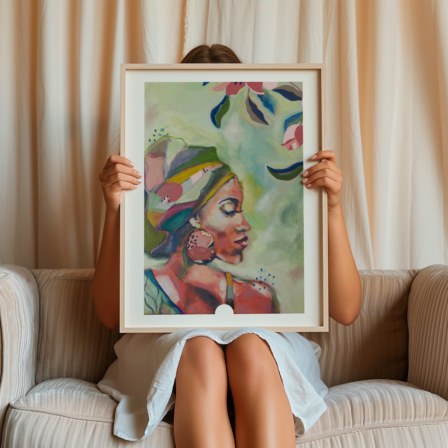 la tisseuse de lien - Tirage d'art